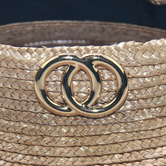 Women's Beach Sunscreen Straw Dyed Straw Hat - Urban Caps