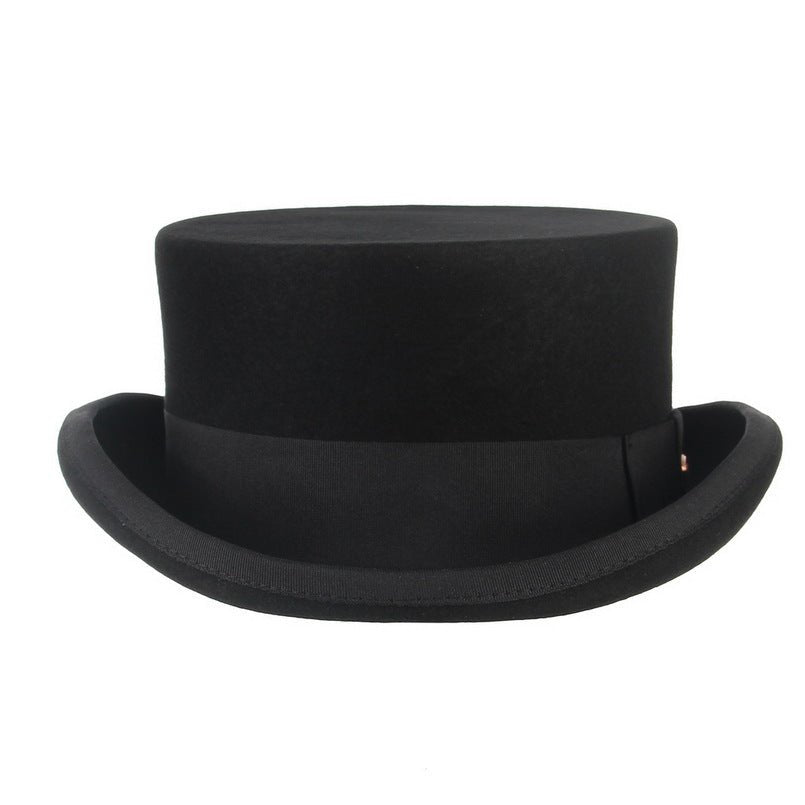 Wool Felt Top Hat For Men And Women With New Cylinder Hat Magician Hat Fedoras Hat - Urban Caps