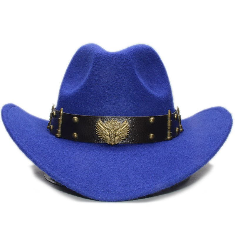 Woolen Western Cowboy Hat - Urban Caps