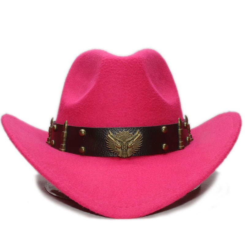 Woolen Western Cowboy Hat - Urban Caps