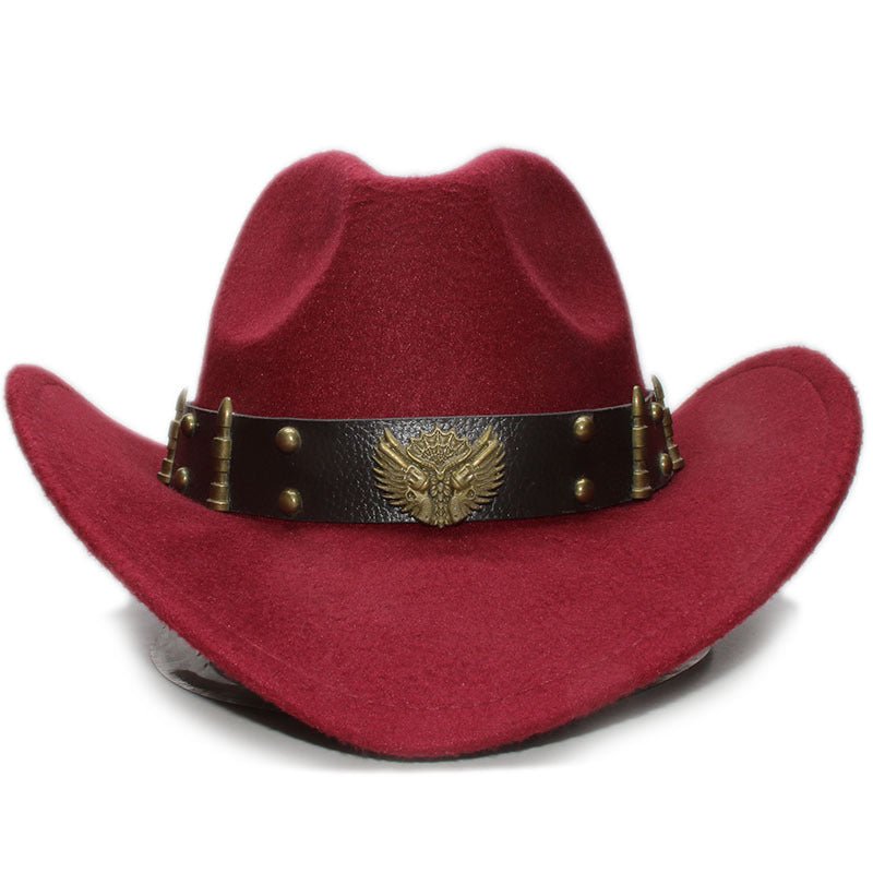 Woolen Western Cowboy Hat - Urban Caps