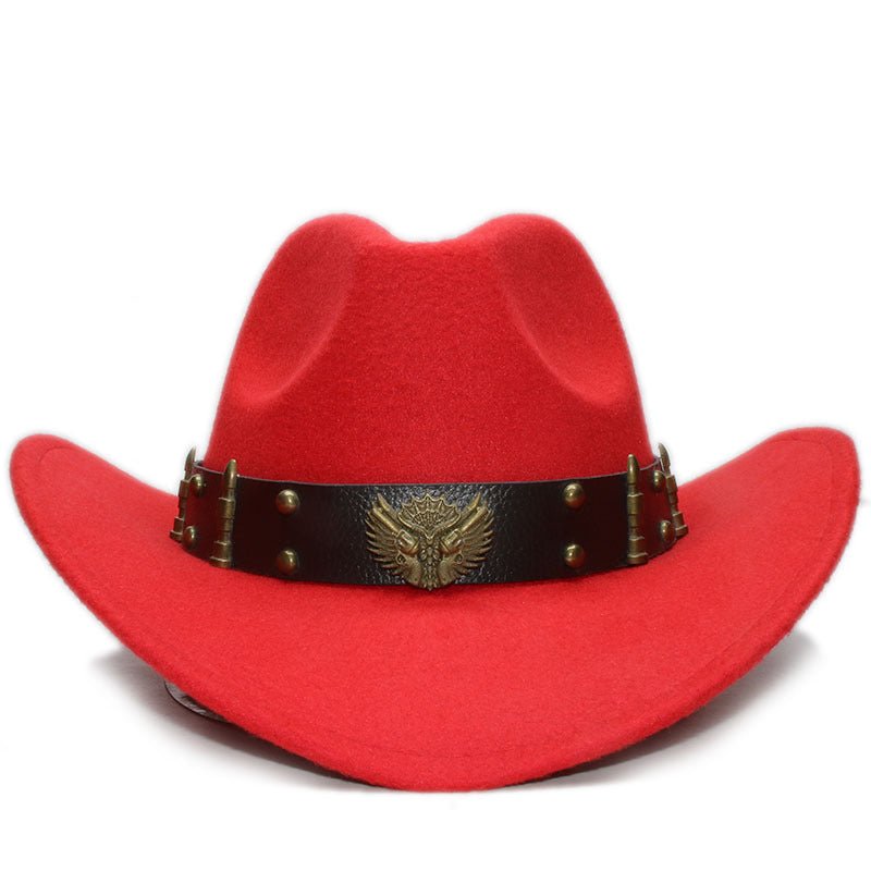Woolen Western Cowboy Hat - Urban Caps
