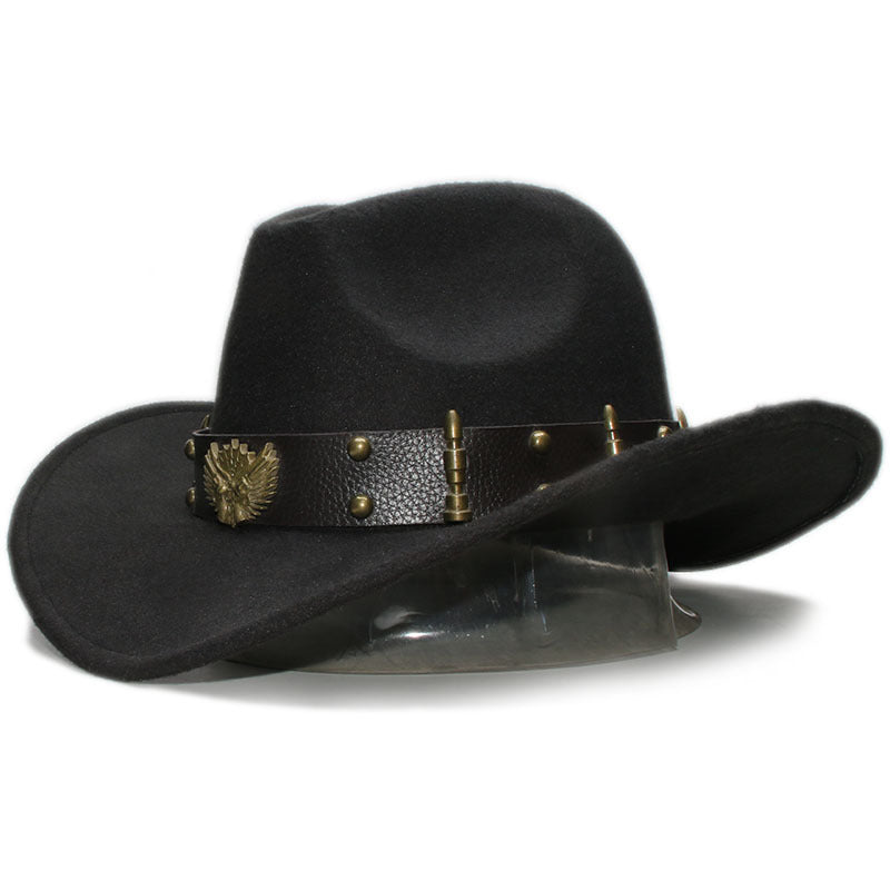 Woolen Western Cowboy Hat - Urban Caps