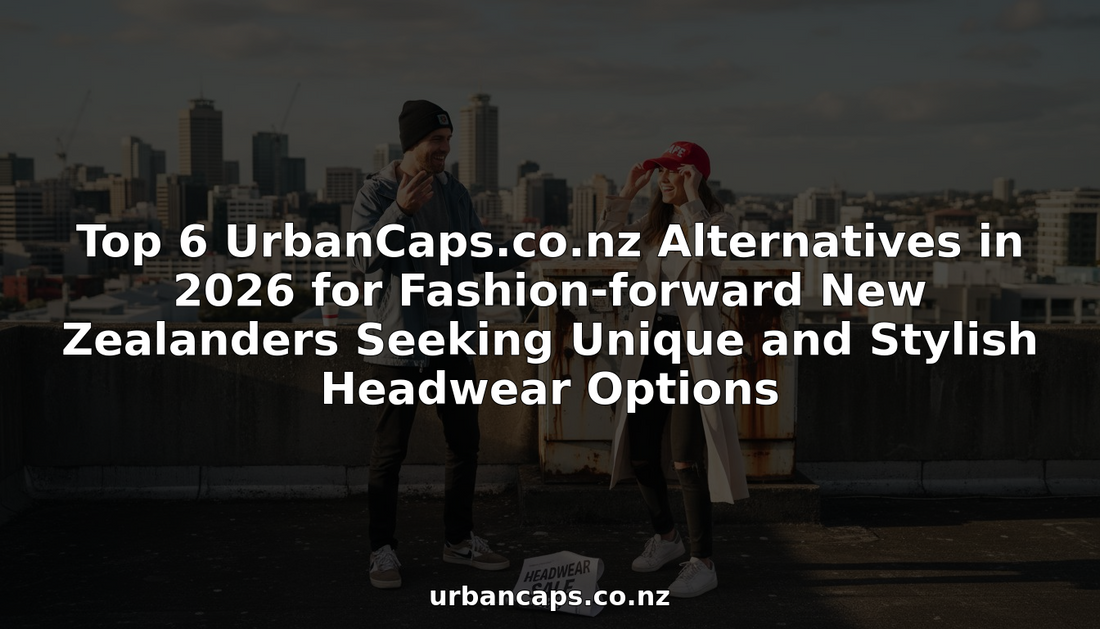 New Zealand couple wearing fashionable headwear