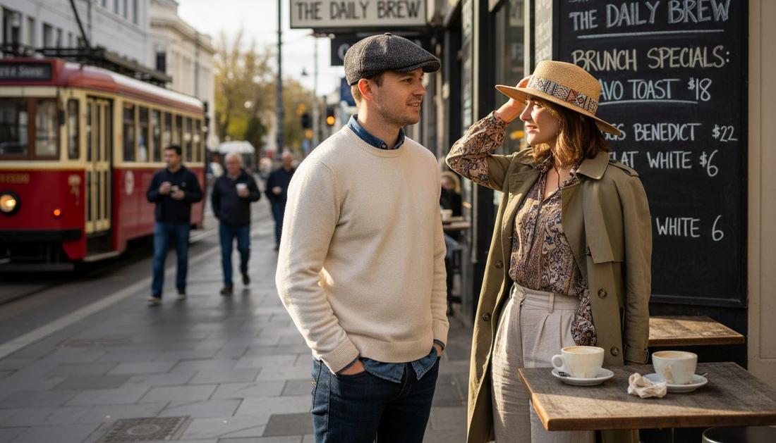 New Zealand café scene premium headwear