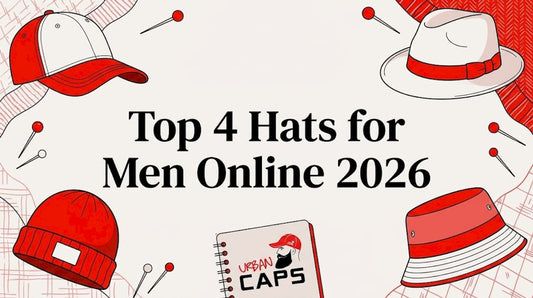 Hat-themed decorative blog title card