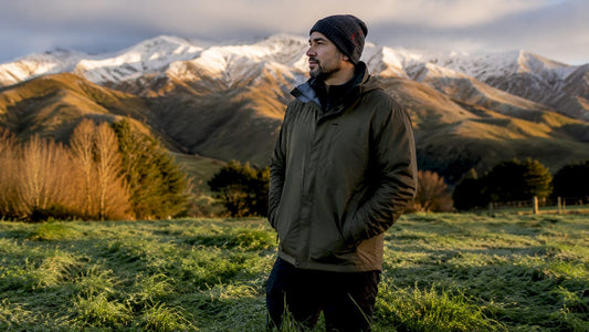 Māori man wearing warm beanie outdoors