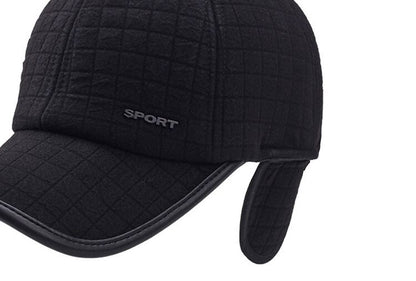 Men's Winter Ear Protection Thickened Warm Baseball Cap - Urban Caps 