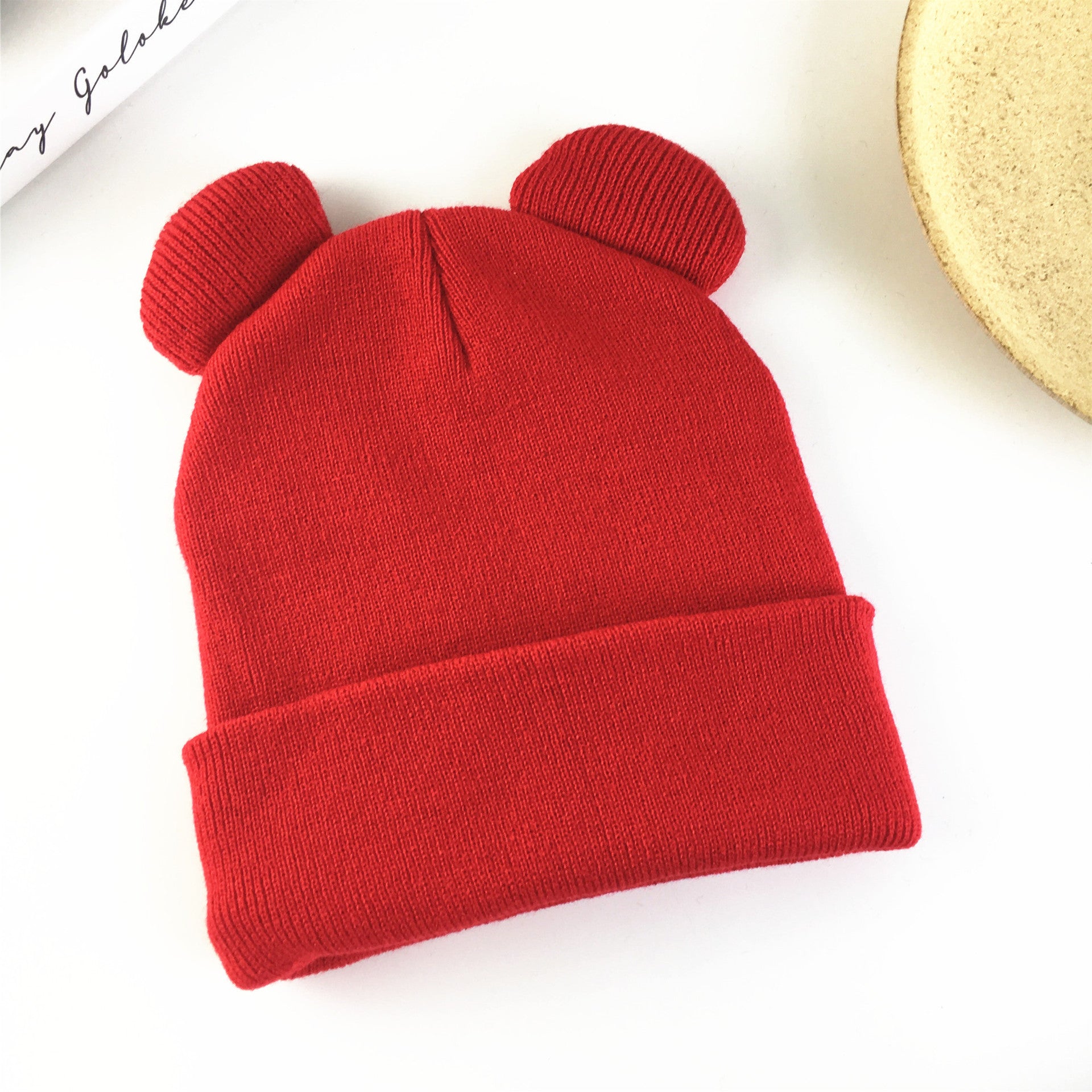 Autumn And Winter Funny Bear Ears Student Earflaps Warm Knitted Hat - Urban Caps 
