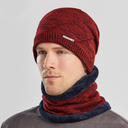 Biking Men's Two-piece Woolen Hat With Head And Ear Protection - Urban Caps 