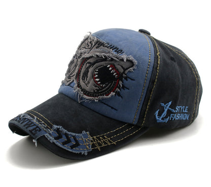 Shark Denim Cap Hip Hop Outdoor Snapback Baseball Caps - Urban Caps 