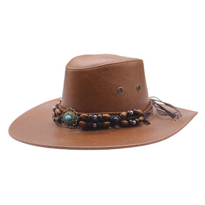 Female Big Brim Sun-proof Western Cowboy Hat - Urban Caps 