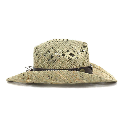 Ladies Fashion Hand Knitted Western Cowboy Hat - Urban Caps 
