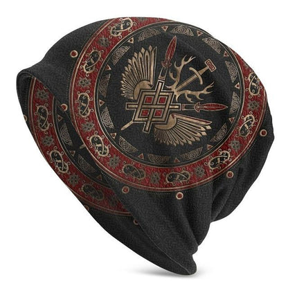 Creative Print Knitted Hat: Fashionable Choice for Men and Women - Urban Caps 
