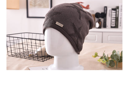 Men's Fashion Knitted Woolen Cap: Stylish and Warm for Outdoor Adventures - Urban Caps 