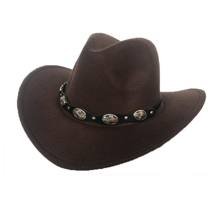 Punk Style Cowboy Hats And Felt For Men And Women - Urban Caps 