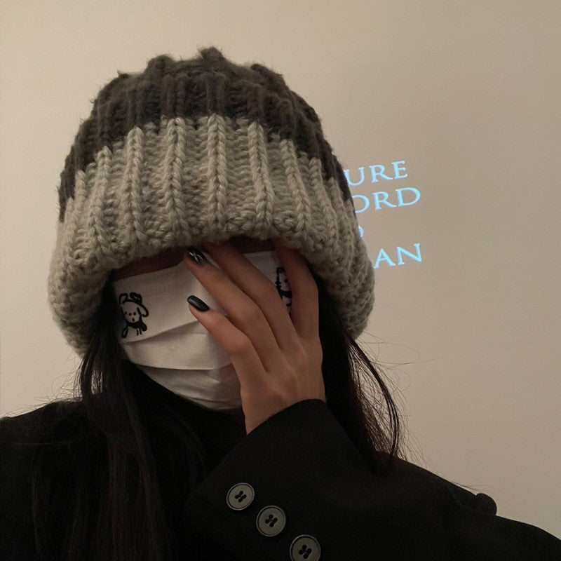 Woolen Cap Children's Autumn And Winter Warm Ear Protection Atmosphere Knitted Hat - Urban Caps 