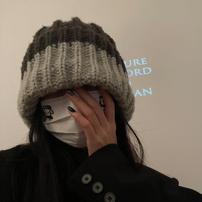 Woolen Cap Children's Autumn And Winter Warm Ear Protection Atmosphere Knitted Hat - Urban Caps 