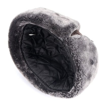 Elegance Enhanced: Velvet-Lined PU Leather Senior Hat for Unmatched Warmth and Style - Urban Caps 