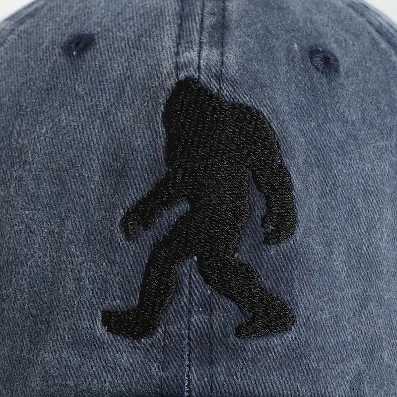 Orangutan Embroidered Washed Baseball Cap Outdoor Leisure