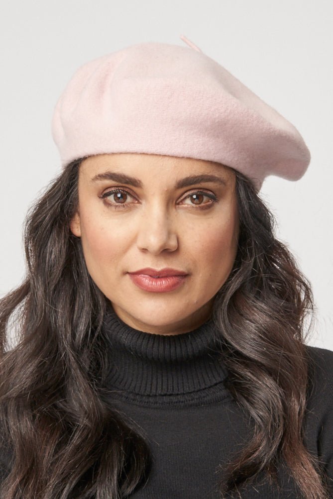 100% Wool Basque Beret by Parkhurst – Classic Winter Hat - Urban Caps