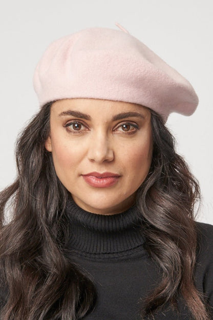 100% Wool Basque Beret by Parkhurst – Classic Winter Hat - Urban Caps