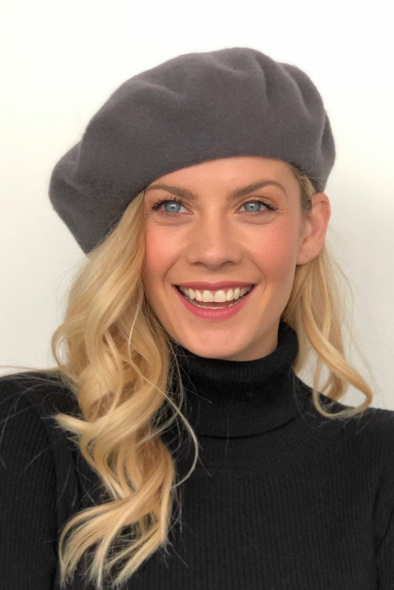 100% Wool Basque Beret by Parkhurst – Classic Winter Hat - Urban Caps