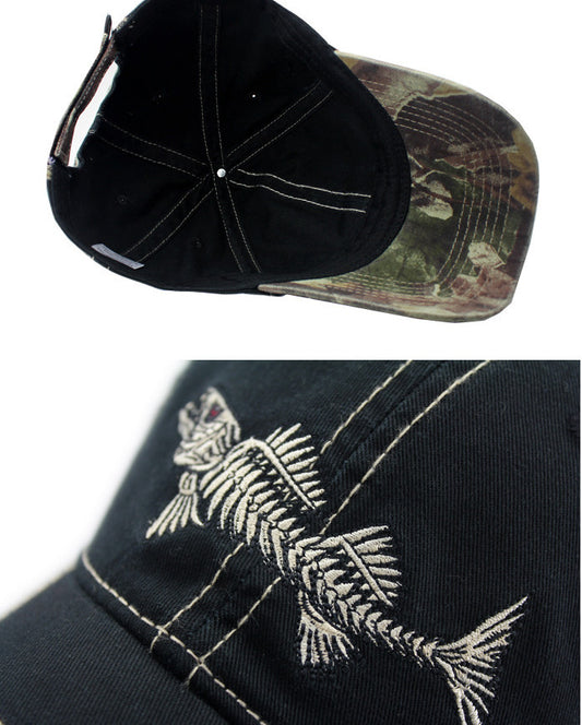 Hip-hop fishbone embroidered baseball cap - Urban Caps 