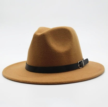 Wool jazz hat, men's and women's couple, hat, flat hat - Urban Caps 