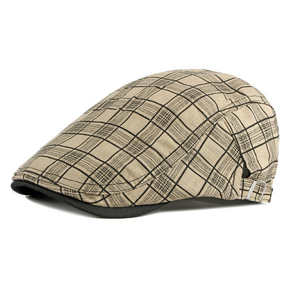 Men’s British-Style Cotton Cap – Sunshade & Breathable | Adjustable Fit - Urban Caps 