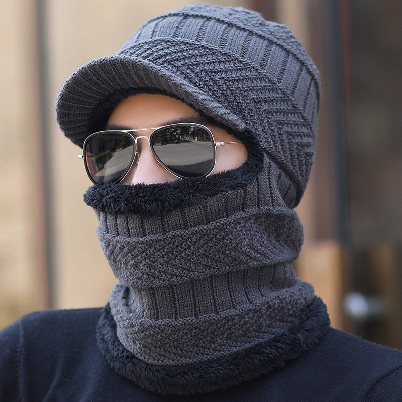 Men's outdoor warm and cold face protection snow cap - Urban Caps 