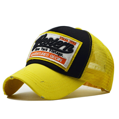 Embroidered summer net cap - Urban Caps 