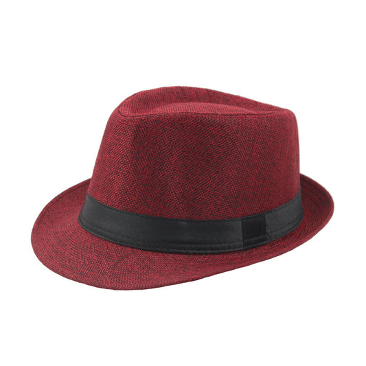 Fashion Personality Linen Top Hat Men - Urban Caps 