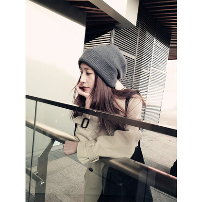 Simple Solid Color Knitted Hat: Classic Style and Warmth - Urban Caps 