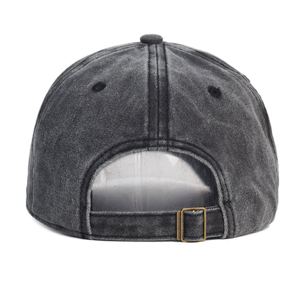 Washed Cotton Printed Hat Old Dad Hat - Urban Caps 