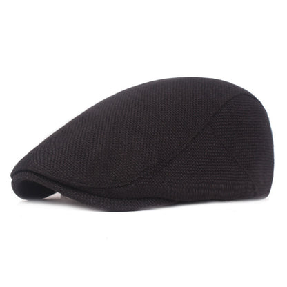 Outdoor Tourism Monochrome Cotton And Linen Berets - Urban Caps 