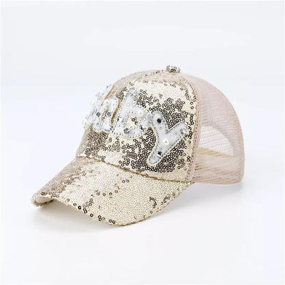 Men's And Women's Caps Men's Hats Sequins Sunscreen Baseball - Urban Caps 