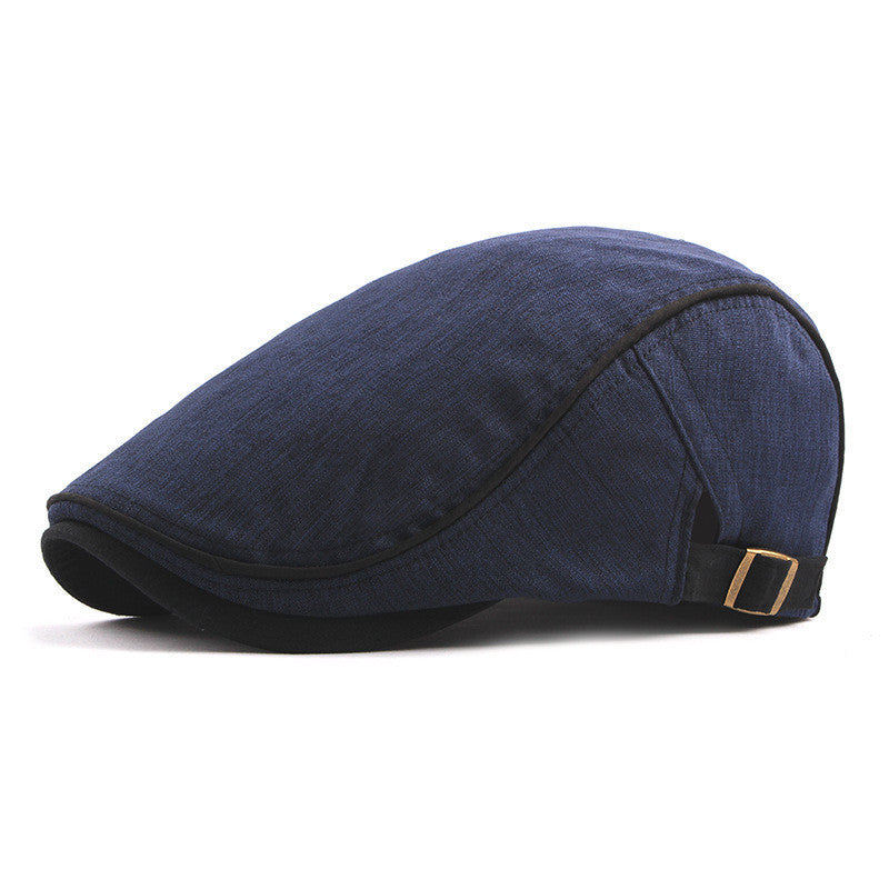 New Korean Cotton Beret Men's British Fashion Cap - Urban Caps 