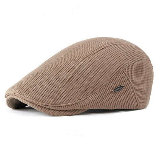 Beret Women's Knitted Wool Hat British Retro Men's Cap Light Board - Urban Caps 