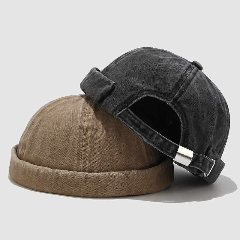 Outdoor Wild Retro Washed Melon Leather Hat - Urban Caps 