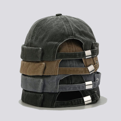 Outdoor Wild Retro Washed Melon Leather Hat - Urban Caps 