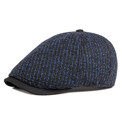 Men's British Vintage Knitted Beret Cap - Urban Caps 