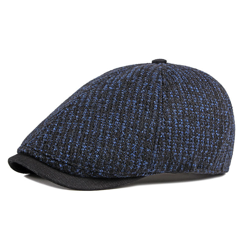 Men's British Vintage Knitted Beret Cap - Urban Caps 