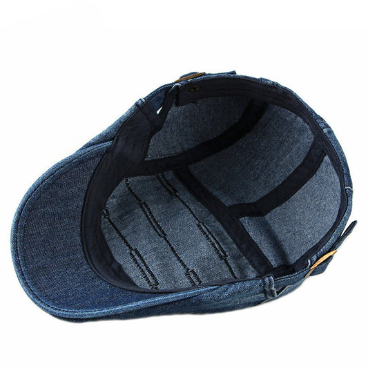 Fashion Washed Cowboy Hat Ladies Spring And Summer Casual Beret - Urban Caps 