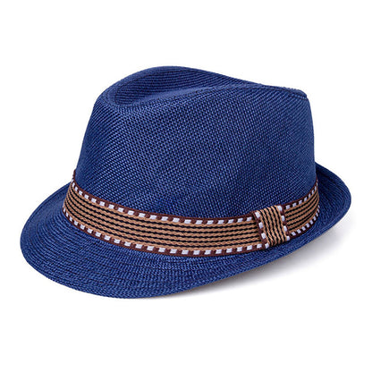Hat Men's Sun Hat Spring And Summer Casual Fashion Jazz Hat Top Hat Outdoor Outing Beach Hat Gentleman Hat - Urban Caps 