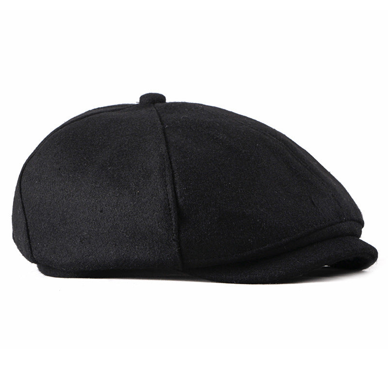 Foreign Trade New Style Men's Painter Hat Korean Fashion Cap British Retro Beret Octagonal Hat Female General - Urban Caps 