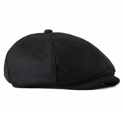 Foreign Trade New Style Men's Painter Hat Korean Fashion Cap British Retro Beret Octagonal Hat Female General - Urban Caps 