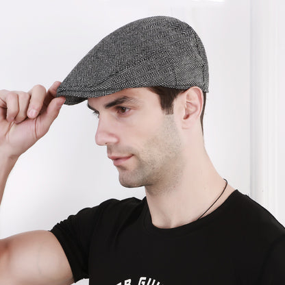 Men's Creative Cotton Simple Beret - Urban Caps 