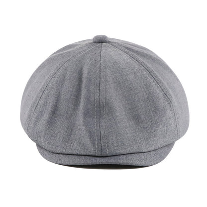 Men's And Women's Solid Color Retro Beret - Urban Caps 