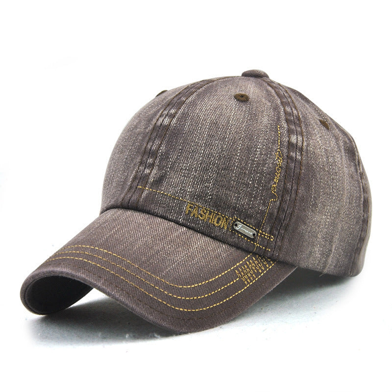Wash Old Baseball Cap Color men's and women's simple outdoor leisure cap - Urban Caps 